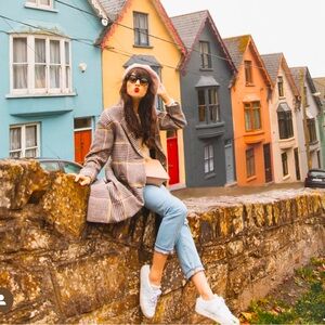 ASOS Oversized Plaid Check Coat